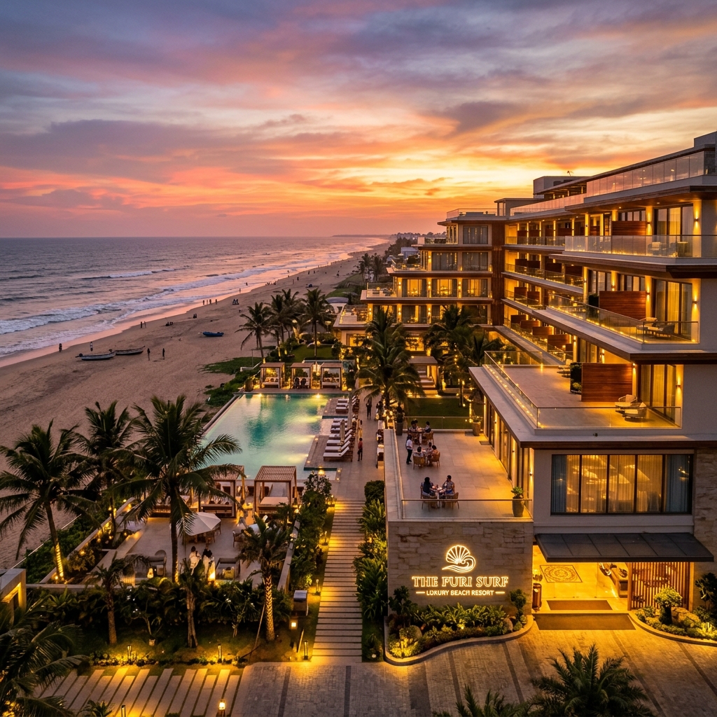 Hotel Dreamland Puri Exterior View